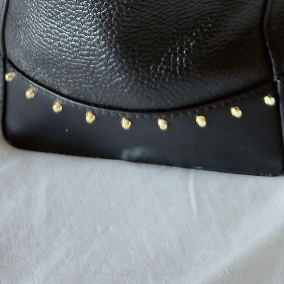 Michael Kors Devon Extra-Large Studded Pebbled Leather Tote Bag Black Purse $558 - Picture 16 of 16